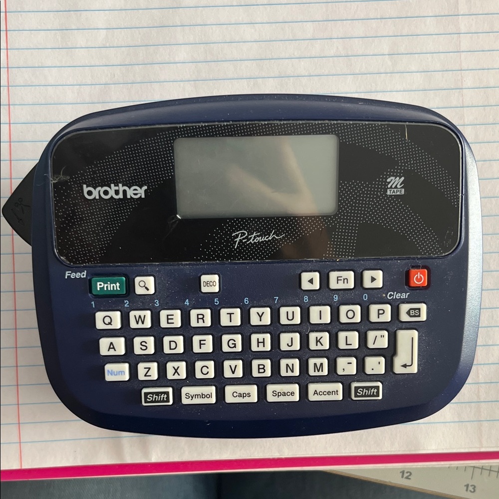Brother P-touch Label Maker in Navy Blue